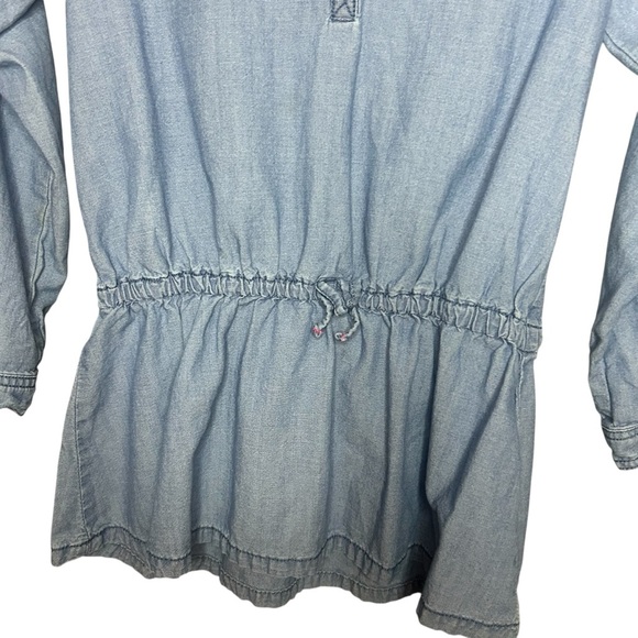 Carter's Light Blue Chambray Tunic Shirt size 8 - Picture 4 of 10